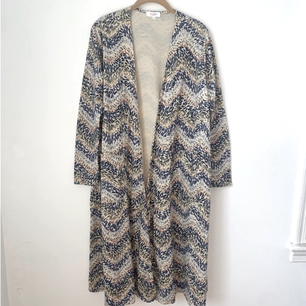 LuLaRoe Sarah Duster Cardigan Medium Fall